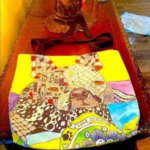 Love My Dogs Tote Designed by Kathleen Heiner Stemler NWOT